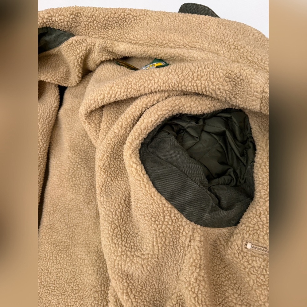 Cabela's Canvas Barn Chore FieldUtility Jacket Sherpa Fleece Insert - Large Tall - Picture 11 of 16